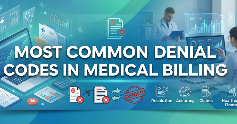 most common denial codes in medical billing